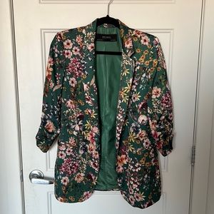 Zara Blazer with flower pattern